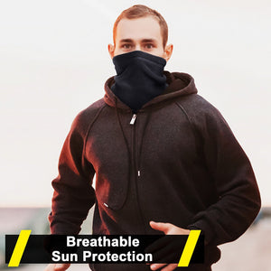 Winter Fleece Neck Warmer Scarf – Windproof Tube Mask Balaclava