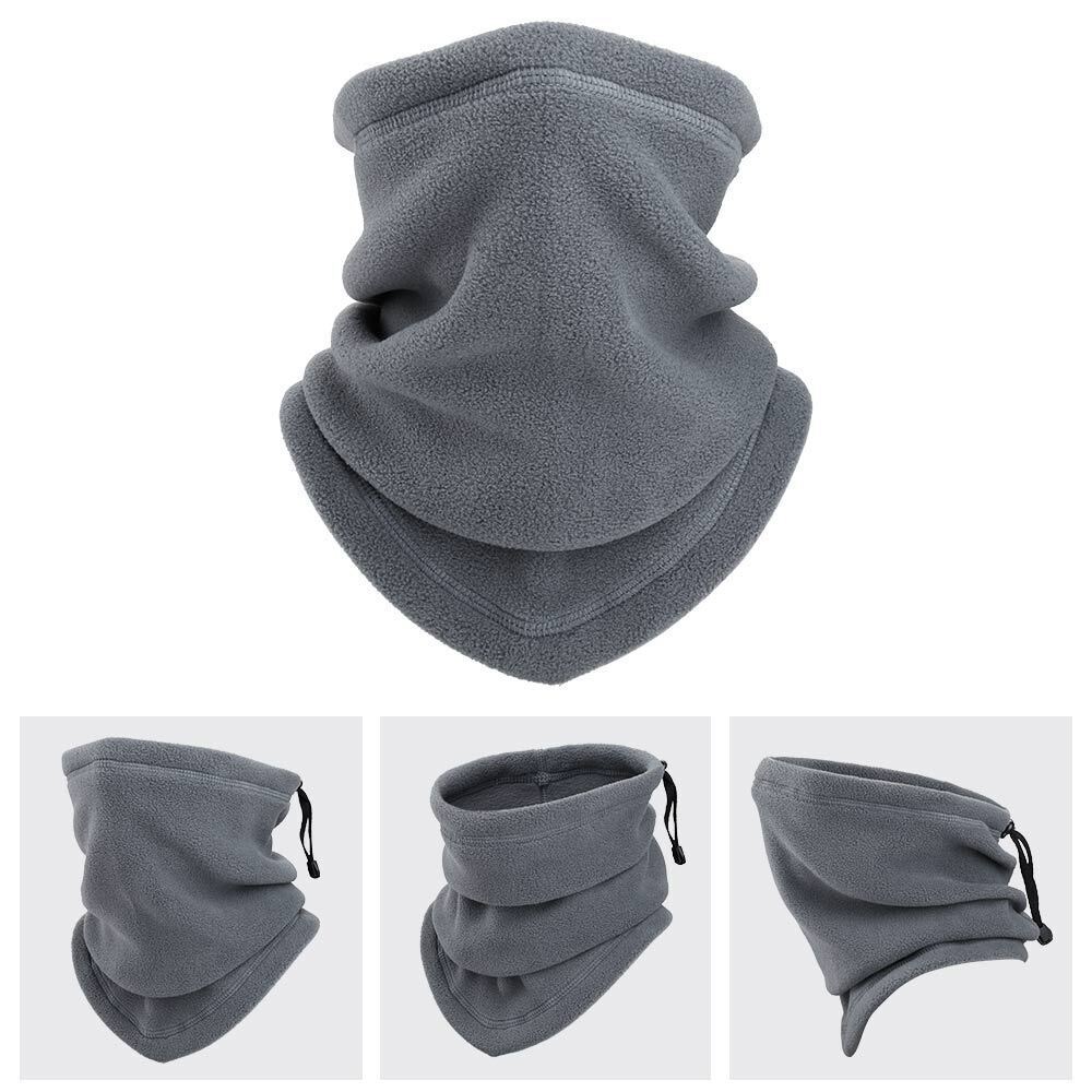 Winter Fleece Neck Warmer Scarf – Windproof Tube Mask Balaclava