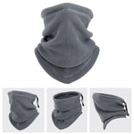Winter Fleece Neck Warmer Scarf – Windproof Tube Mask Balaclava