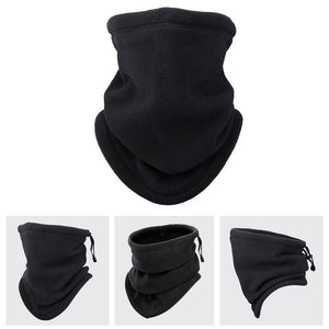 Winter Fleece Neck Warmer Scarf – Windproof Tube Mask Balaclava