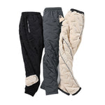 Men’s Padded Cotton Trousers with Cashmere – Warm Winter Pants