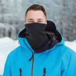 Winter Fleece Neck Warmer Scarf – Windproof Tube Mask Balaclava