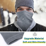 Winter Fleece Neck Warmer Scarf – Windproof Tube Mask Balaclava