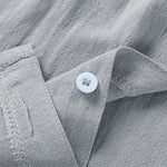 Men’s Short Sleeve Button-Down Shirt – Casual Summer Beach Top