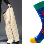 Men’s Padded Cotton Trousers with Cashmere – Warm Winter Pants