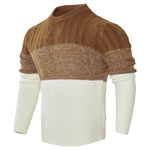 Cashmere-style soft pullover sweater for men