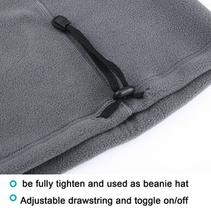 Winter Fleece Neck Warmer Scarf – Windproof Tube Mask Balaclava