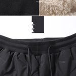 Men’s Padded Cotton Trousers with Cashmere – Warm Winter Pants