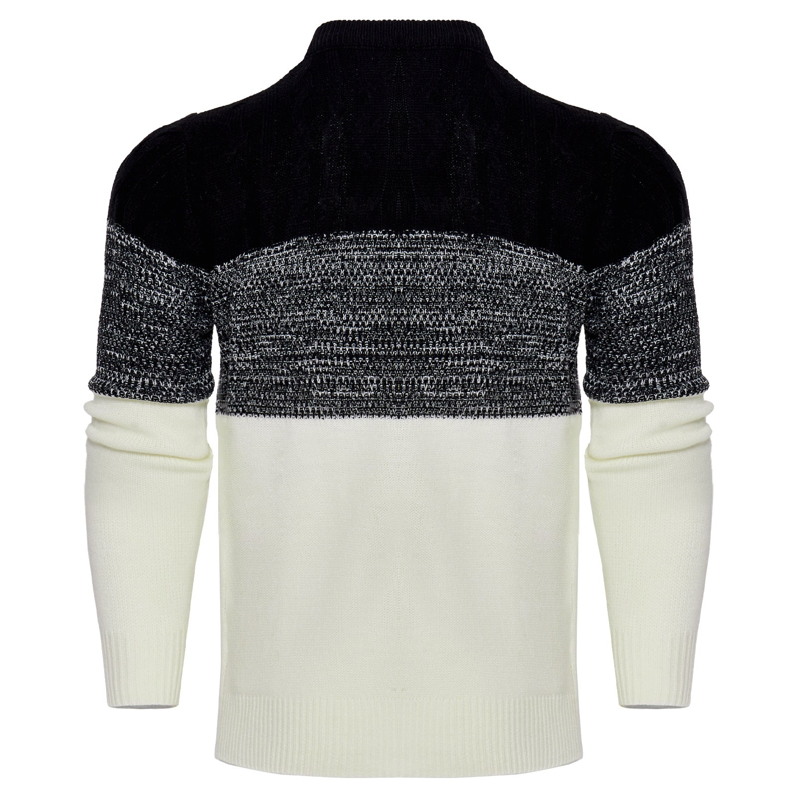 Wool-like men’s fleece pullover for winter fashion